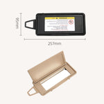 Specchio per il trucco con visiera parasole destra in prima fila per auto per Mercedes-Benz Classe S W220 1998-2005, guida a destra e a sinistra universale, Right (Black), Right (Grey), Right (Beige)
