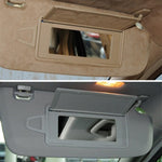 Specchio per il trucco con visiera parasole destra in prima fila per auto per Mercedes-Benz Classe S W220 1998-2005, guida a destra e a sinistra universale, Right (Black), Right (Grey), Right (Beige)
