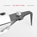 Strumento per broccia in vetro per utensile da taglio per strisce di maniglie in alluminio per parabrezza per auto, Windshield Aluminum Handle Strip Cutting