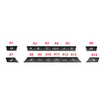 Pulsante interruttore pannello condizionatore auto 14 pulsanti 61319313923 per BMW F10 / F07 / F02, 14-button