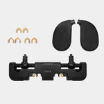 Cuscino del sedile con cuscino per poggiatesta in memory foam a forma di U regolabile per auto A02, A02 (Black), A02 (Beige)