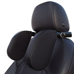 A05 Cuscino del sedile regolabile per poggiatesta in memory foam a forma di U per auto con gancio e supporto per cellulare, A05 (Beige), A05 (Brown), A05 (Red), A05 (Grey), A05 (Black), A05 (Coffee)
