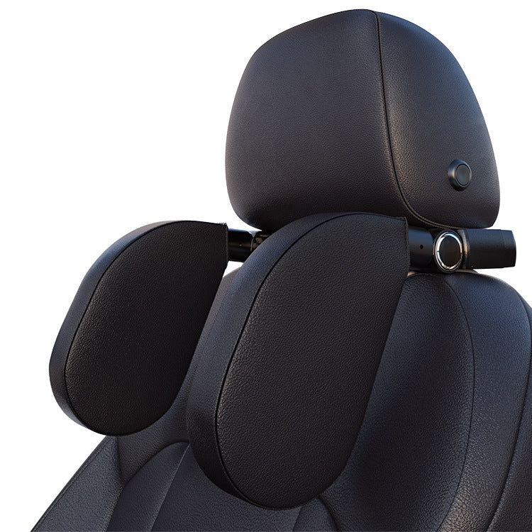 A05 Cuscino del sedile regolabile per poggiatesta in memory foam a forma di U per auto con gancio e supporto per cellulare, A05 (Beige), A05 (Brown), A05 (Red), A05 (Grey), A05 (Black), A05 (Coffee)