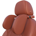 A05 Cuscino del sedile regolabile per poggiatesta in memory foam a forma di U per auto con gancio e supporto per cellulare, A05 (Beige), A05 (Brown), A05 (Red), A05 (Grey), A05 (Black), A05 (Coffee)