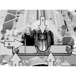 ZK-012 Kit di strumenti di allineamento pompa olio albero di bilanciamento M20 per BMW 320i N20 N26, ZK-012