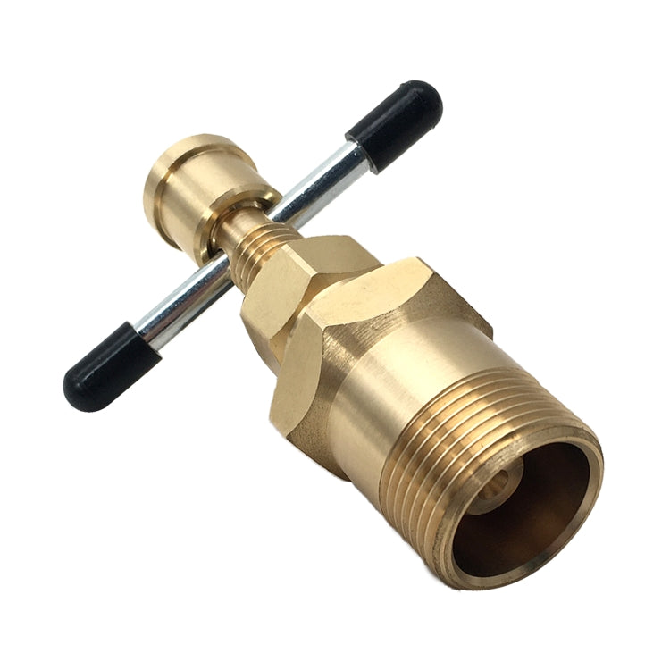 ZK-020 Raccordo per tubi in rame in ottone massiccio per estrattore per oliva da 15 mm e 22 mm per auto, ZK-020