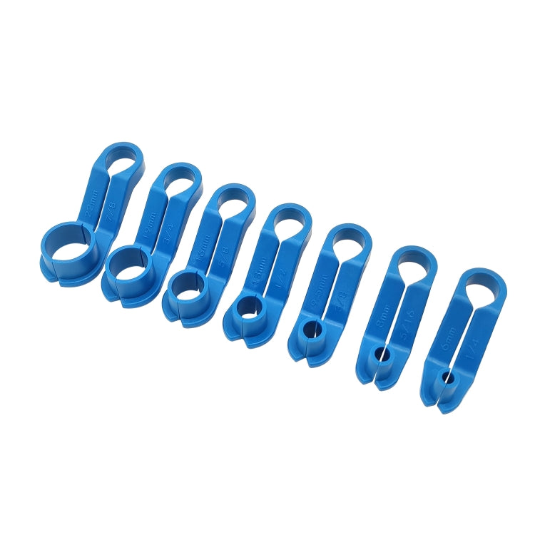 ZK-078 Set di strumenti di disconnessione angolata per linea di carburante per auto 7 in 1, 7 in 1