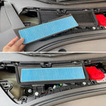 Elemento filtrante esterno per aria condizionata per auto, in tessuto soffiato fuso per Tesla Model 3 2021, External Filter Element