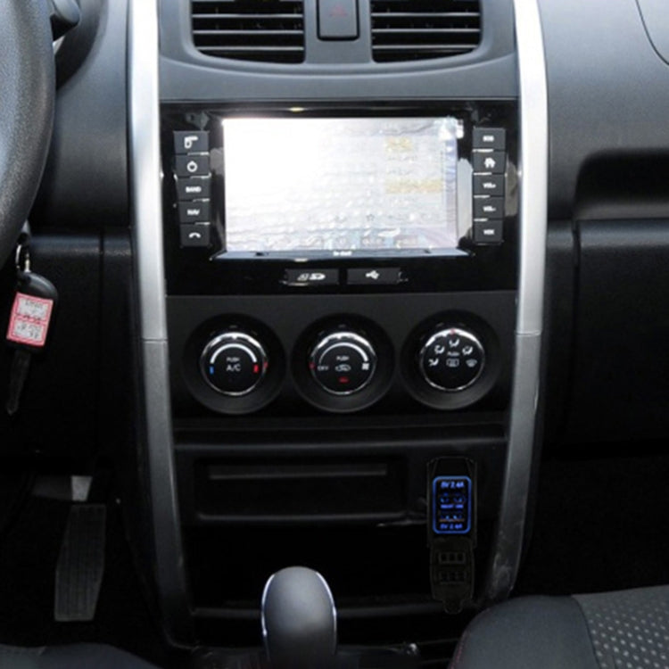 Caricabatterie per cellulare fronte-retro da auto 4.8A, 4.8A