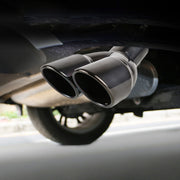 Tubo di punta del silenziatore di scarico a gomito in acciaio inossidabile per styling auto universale, diametro interno: 7,2 cm, Elbow Inside Diameter: 7.2cm (Grey), Elbow Inside Diameter: 7.2cm (Blue), Elbow Inside Diameter: 7.2cm (Silver)