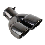 Tubo di punta del silenziatore di scarico a gomito in acciaio inossidabile per styling auto universale, diametro interno: 6 cm, Elbow Inside Diameter: 6cm (Grey), Elbow Inside Diameter: 6cm (Blue), Elbow Inside Diameter: 6cm (Silver)
