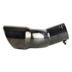 Tubo di punta del silenziatore di scarico a gomito in acciaio inossidabile per styling auto universale, diametro interno: 6 cm, Elbow Inside Diameter: 6cm (Grey), Elbow Inside Diameter: 6cm (Blue), Elbow Inside Diameter: 6cm (Silver)