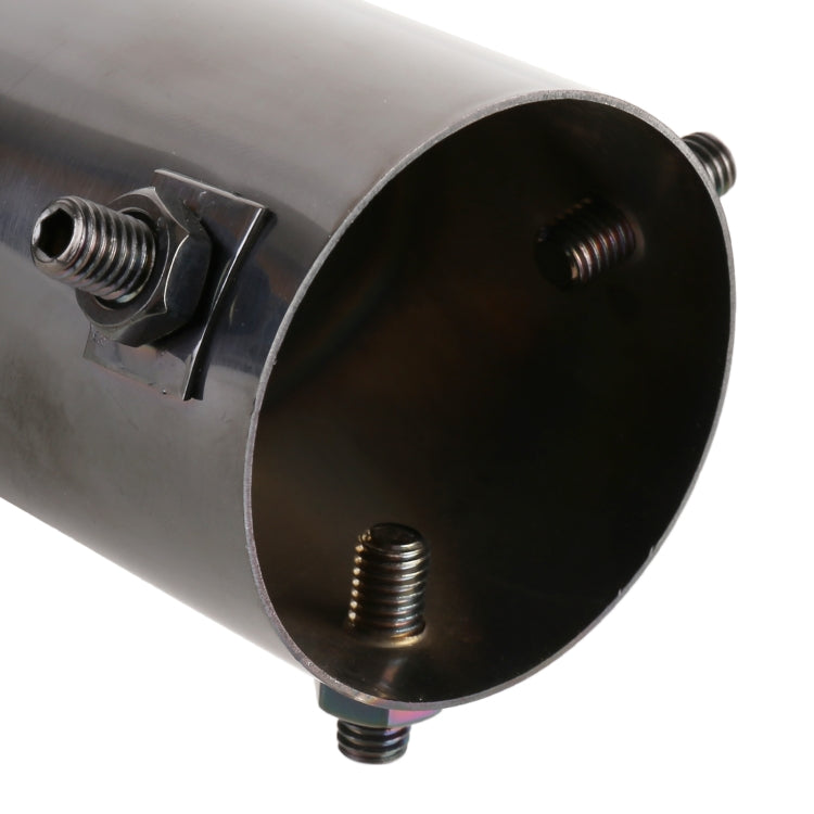 Tubo di punta del silenziatore di scarico a gomito in acciaio inossidabile per styling auto universale, diametro interno: 6 cm, Elbow Inside Diameter: 6cm (Grey), Elbow Inside Diameter: 6cm (Blue), Elbow Inside Diameter: 6cm (Silver)