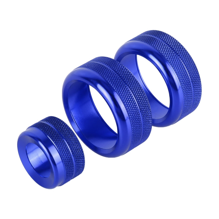 Custodia con pomello per condizionatore d'aria in metallo per auto da 3 pezzi per BMW X1 / X2 / GT, For BMW X1 / X2 / GT (Blue), For BMW X1 / X2 / GT (Red), For BMW X1 / X2 / GT (Silver)