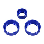 Custodia con pomello per condizionatore d'aria in metallo per auto da 3 pezzi per BMW X1 / X2 / GT, For BMW X1 / X2 / GT (Blue), For BMW X1 / X2 / GT (Red), For BMW X1 / X2 / GT (Silver)