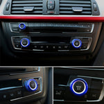Custodia con pomello per condizionatore d'aria in metallo per auto da 3 pezzi per BMW X1 / X2 / GT, For BMW X1 / X2 / GT (Blue), For BMW X1 / X2 / GT (Red), For BMW X1 / X2 / GT (Silver)