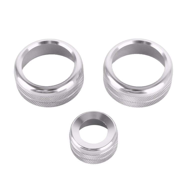 Custodia con pomello per condizionatore d'aria in metallo per auto da 3 pezzi per BMW X1 / X2 / GT, For BMW X1 / X2 / GT (Blue), For BMW X1 / X2 / GT (Red), For BMW X1 / X2 / GT (Silver)