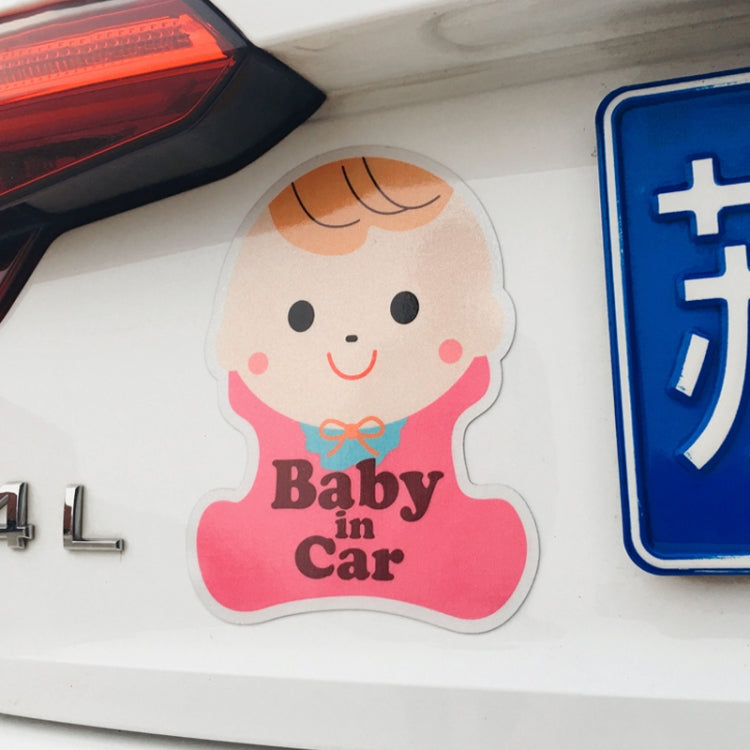 Adesivo di avvertenza adesivo gratuito per bambini in auto, Baby in Car Warning Sticker