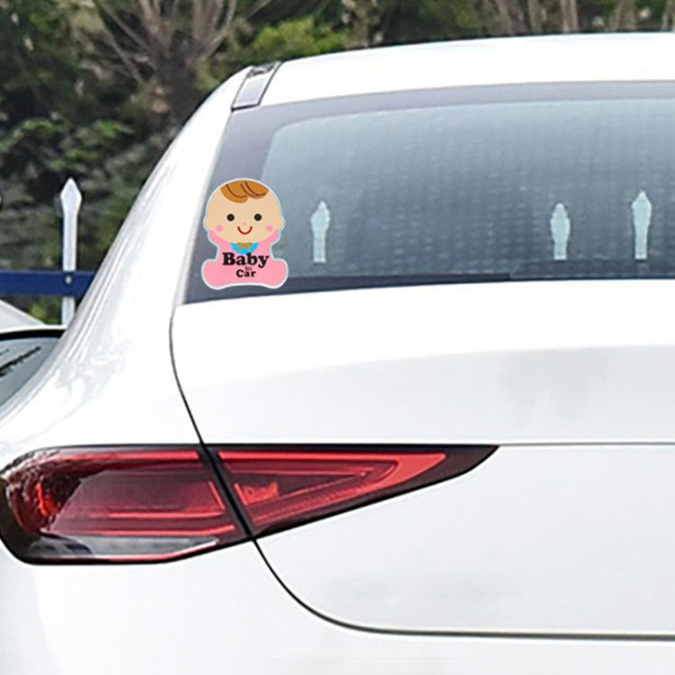Adesivo di avvertenza adesivo gratuito per bambini in auto, Baby in Car Warning Sticker