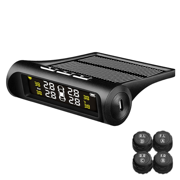 Rilevatore pressione pneumatici solare wireless per auto