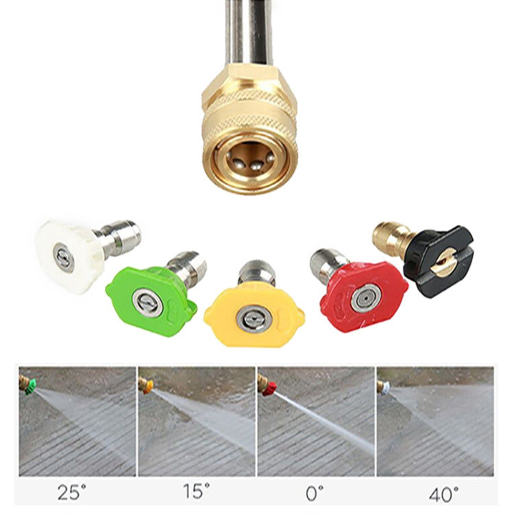 Asta di prolunga per la pulizia dell'ugello di spruzzo ad alta pressione per autolavaggio 8 in 1, 8 in 1 Spray Nozzle