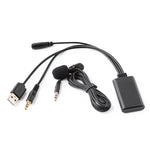 Cavo telefonico Bluetooth per musica AUX per auto + MIC, lunghezza cavo: 1,5 m, Car AUX Cable