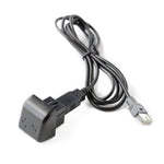 Cavo adattatore audio USB per auto RD45 / RD43 per Citroen C2/C4 / Peugeot 207/307, For Citroen C2/C4 / Peugeot 207/307