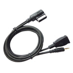 Cavo audio AMI AUX per auto AUX + ricarica USB + musica mobile per Mercedes-Benz, For Mercedes-Benz (USB)