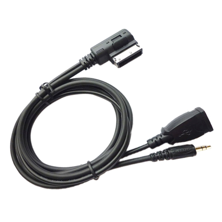 Cavo audio AMI AUX per auto AUX + ricarica USB + musica mobile per Mercedes-Benz, For Mercedes-Benz (USB)
