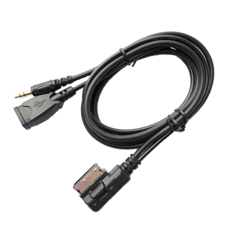Cavo audio AMI AUX per auto AUX + ricarica USB + musica mobile per Mercedes-Benz, For Mercedes-Benz (USB)