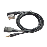Cavo audio AMI AUX per auto AUX + ricarica USB + musica mobile per Mercedes-Benz, For Mercedes-Benz (USB)