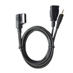 Cavo audio AMI AUX per auto AUX + ricarica USB + musica mobile per Mercedes-Benz, For Mercedes-Benz (USB)