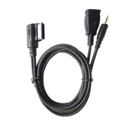 Cavo audio AMI AUX per auto AUX + ricarica USB + musica mobile per Mercedes-Benz, For Mercedes-Benz (USB)