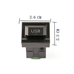 Console centrale per auto CD con posizione riservata Porta USB modificata 2,6x2,3 cm per Volkswagen / Audi / Skoda, 2.6x2.3cm