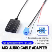 Cavo audio AUX per musica Bluetooth per auto + microfono per Audi / Volkswagen, For Audi / Volkswagen(MIC)