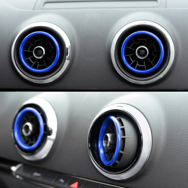 Set 4 Anelli Decorativi in Metallo per Bocchetta Aria Audi A1