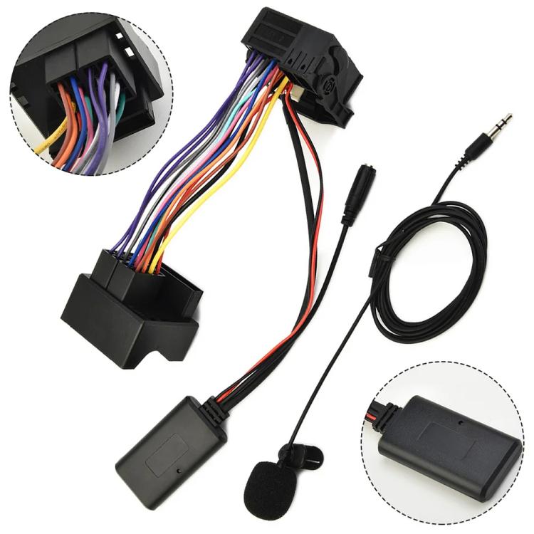 Cavo audio Bluetooth AUX con microfono per BMW E60