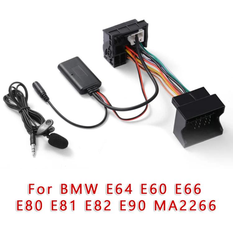 Cavo audio Bluetooth AUX con microfono per BMW E60