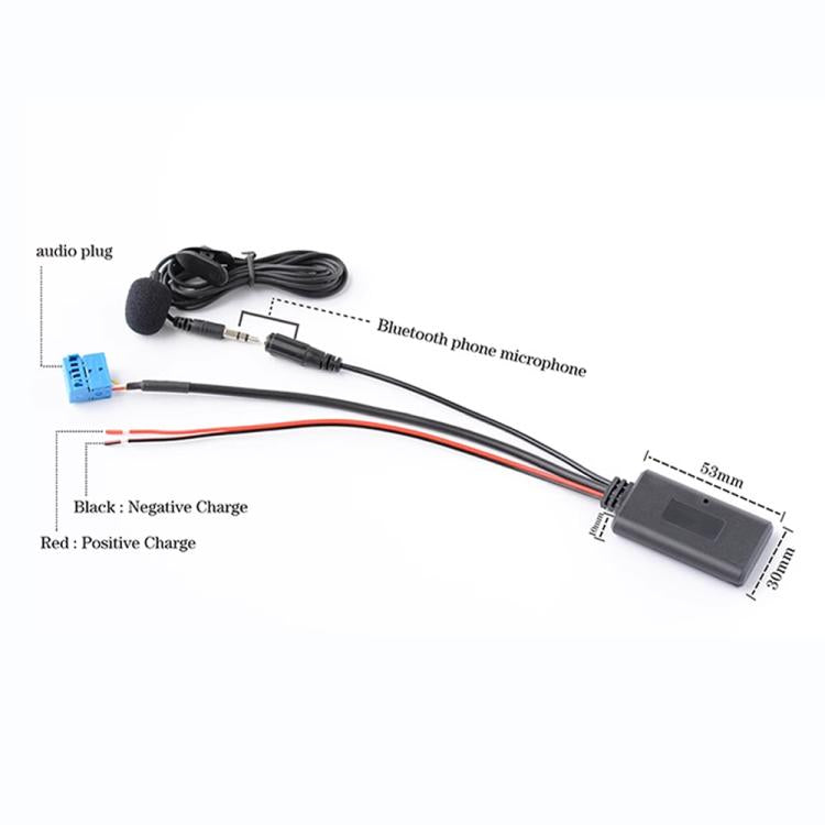 Cavo audio Bluetooth AUX con microfono per BMW E60