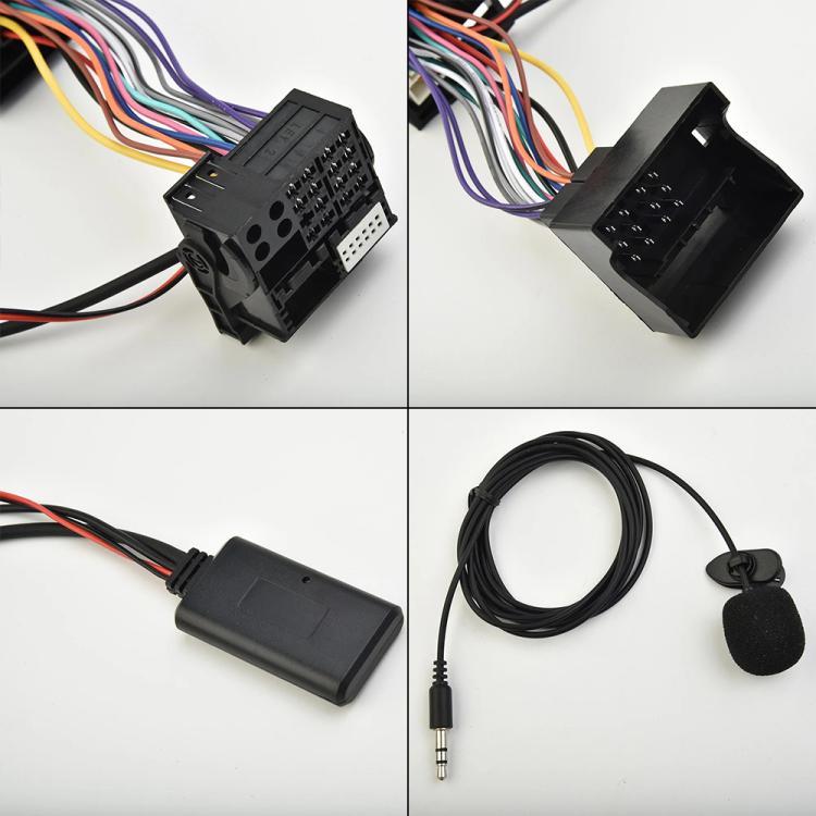Cavo audio Bluetooth AUX con microfono per BMW E60