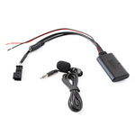 Cavo musicale Bluetooth AUX per schermo grande per auto + microfono per BMW E39 E46 E53 X5, For BMW E39 E46 E53 X5