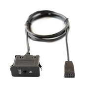 Interfaccia audio AUX per auto + cablaggio per BMW E46 serie 3, For BMW E46 3 Series