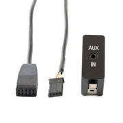 Interfaccia audio AUX per auto + cablaggio per BMW E46 serie 3, For BMW E46 3 Series