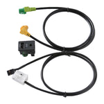 Supporto per interruttore USB AUX per auto + cablaggio per Volkswagen Magotan / Touran / Polo / Touran RCD510/310+/300+, For Volkswagen Magotan