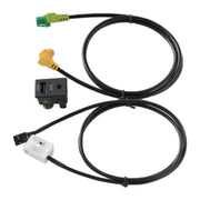 Supporto per interruttore USB AUX per auto + cablaggio per Volkswagen Magotan / Touran / Polo / Touran RCD510/310+/300+, For Volkswagen Magotan