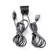 Supporto per interruttore per cavo di ricarica con doppia interfaccia USB modificata universale per auto per Alpine / Pioneer, USB+USB