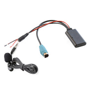 Cavo audio musicale wireless Bluetooth AUX per auto + microfono per Alpine Kce-237b 123E 101E 102E 105E 117J 305S, For Alpine Kce-237b 123E