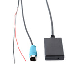 Cavo audio musicale Bluetooth senza fili per auto AUX + controllo MIC del telefono Modifica brano per Alpine KCE-236B 9870/9872, For Alpine KCE-236B 9872