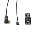 Interfaccia AUX per auto + cavo per Alpine KCA-121B Ai-NET/AUX 9887/105/117/9855, For Alpine KCA-121B Ai-NET