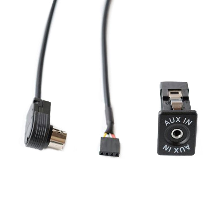Interfaccia AUX per auto + cavo per Alpine KCA-121B Ai-NET/AUX 9887/105/117/9855, For Alpine KCA-121B Ai-NET